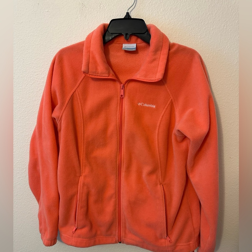 Columbia full zip fleece jacket size large